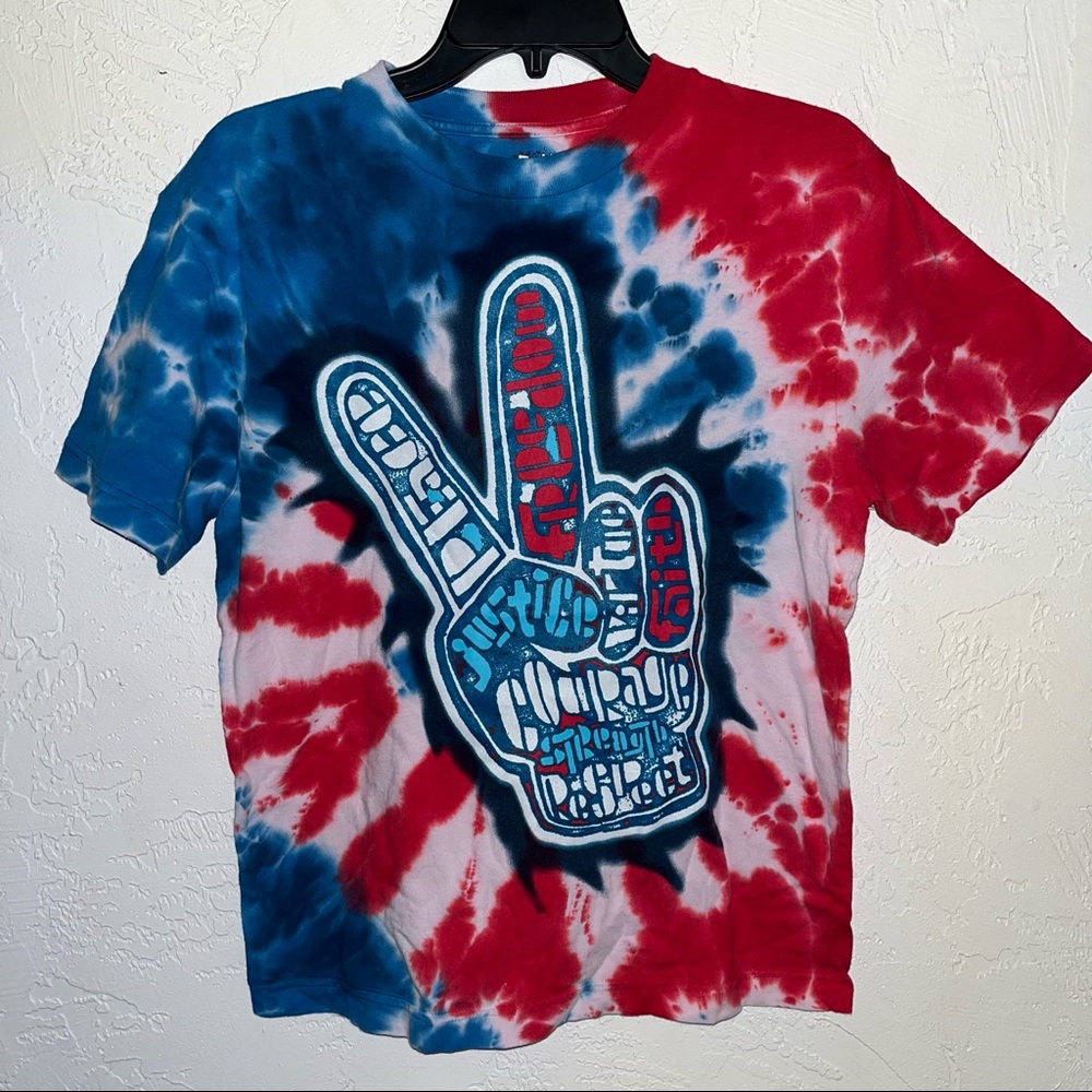 Tie Dye Graphic T-Shirt Peace